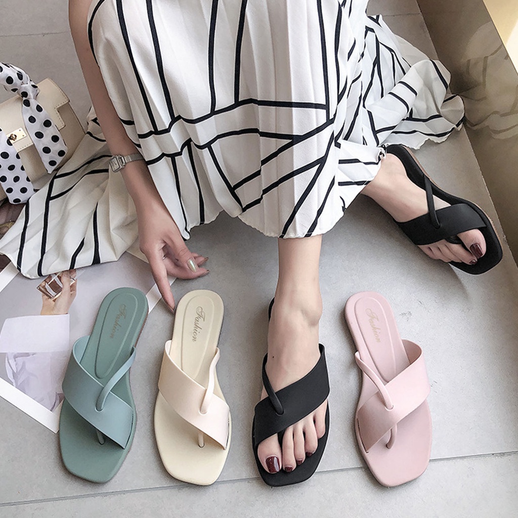 ☀CAMILO☀ SF09 Sandal Wanita / Sandal Slop Wanita / Sandal Fashion Wanita Murah / Sandal Cewek