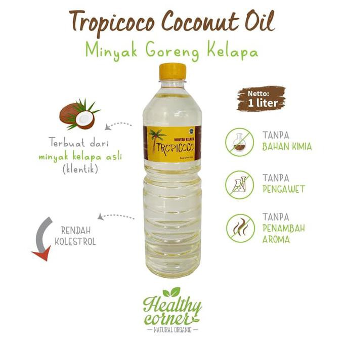 

Tropicoco - Healthy Cooking Coconut Oil (Minyak Goreng Kelapa) 1 L TERBATAS