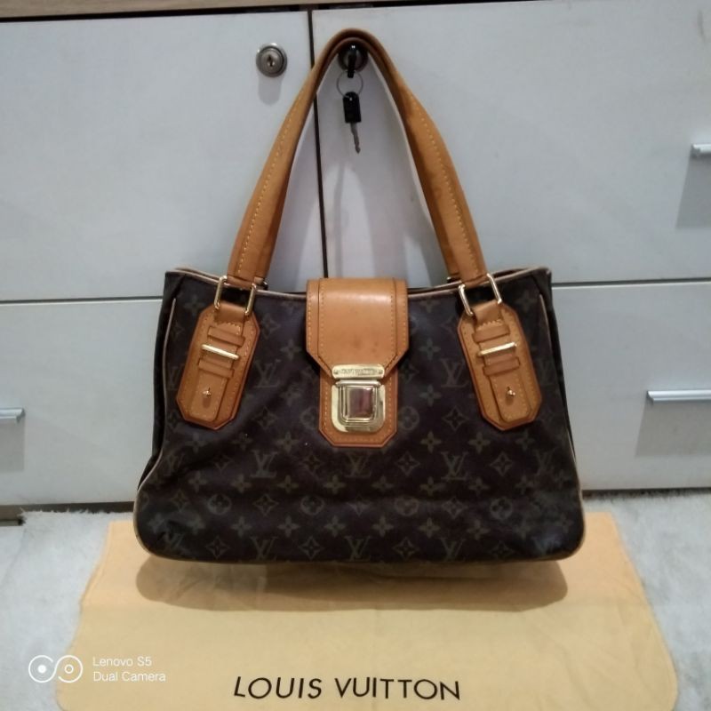 preloved bag LV mono no seri  39*24 tebal kulit asli