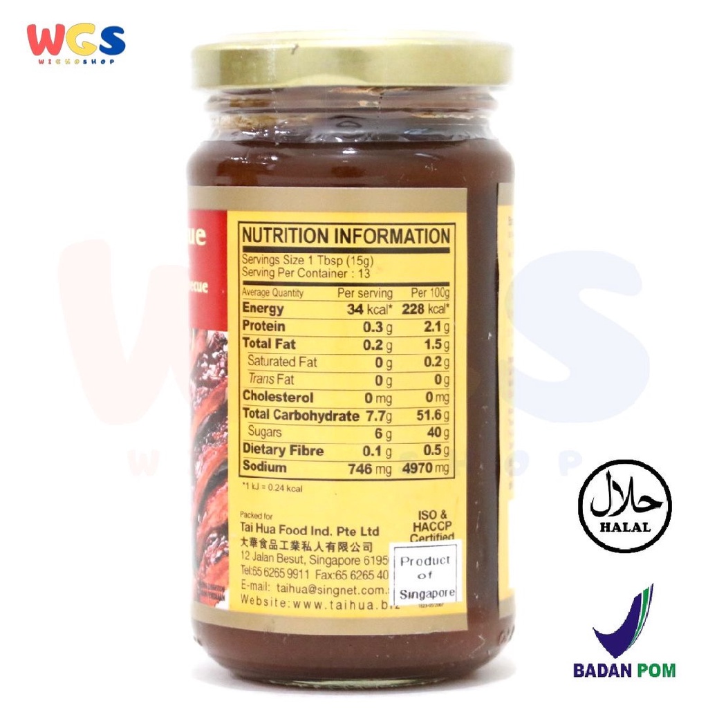 Tai Hua Barbeque Sauce 200 gr - Bumbu Saus Barbeque