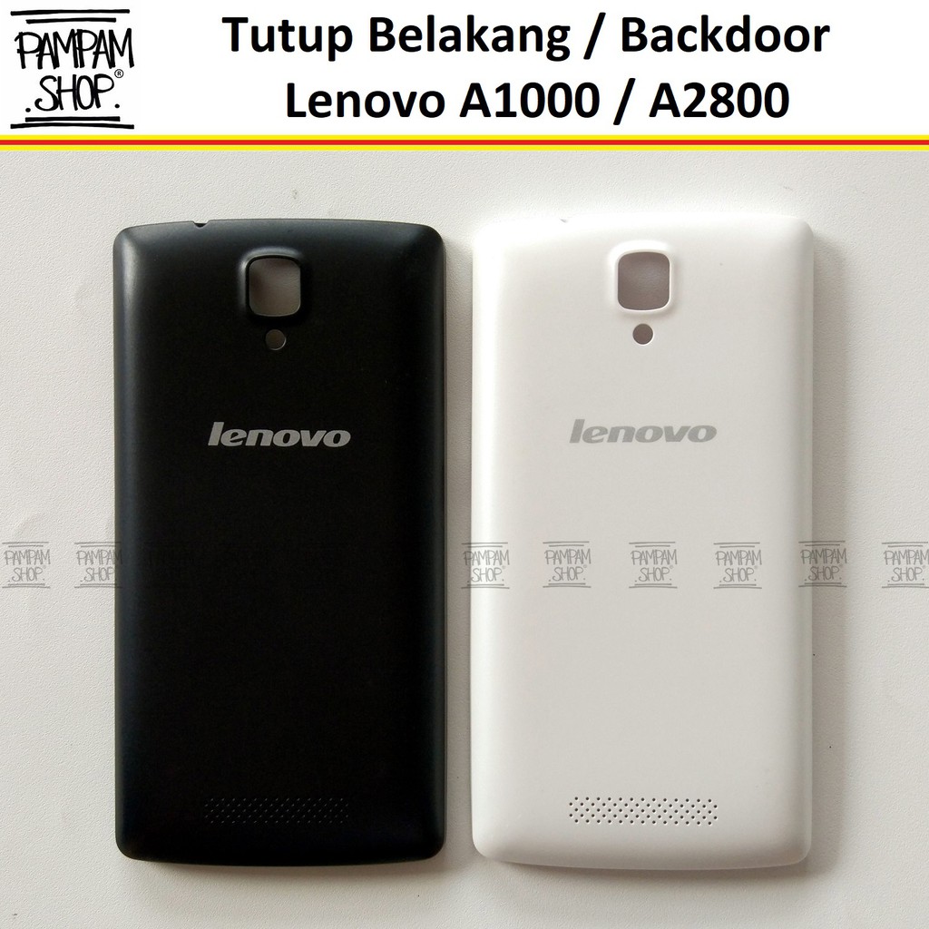 Tutup Belakang Baterai Casing Backdoor Back Door Cover Lenovo A1000 A2800 Original OEM Ori