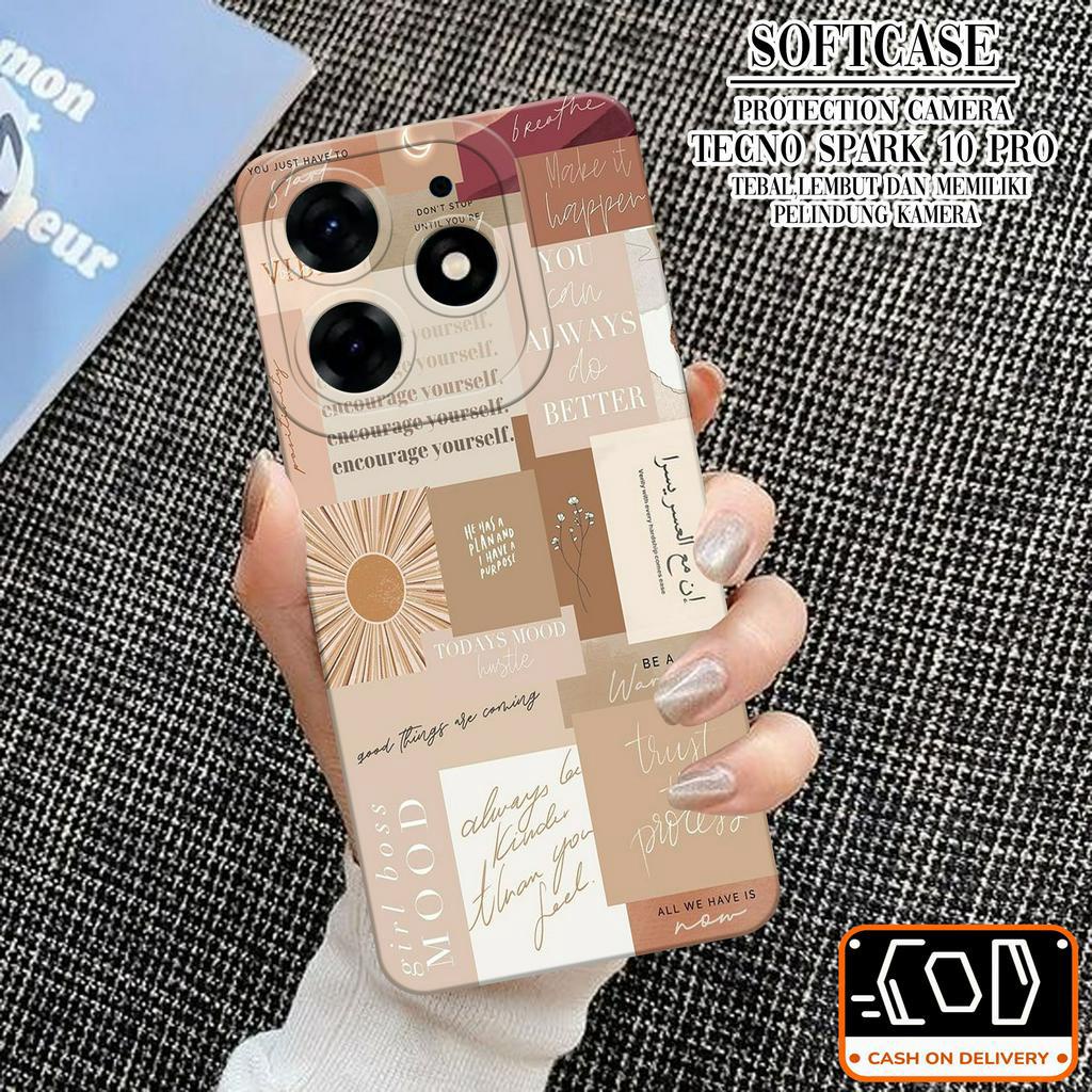 Softcase TECNO SPARK 10 PRO 2023 Soft Protection Camera Case TECNO SPARK 10 PRO 2023 Terbaru Pelindu