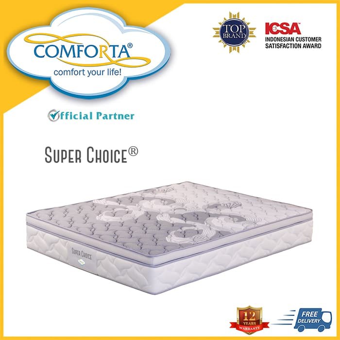 Comforta Super Choice ( Kasur ) 160 / 180 / 200 / 90 / 100 / 120 - Uku - 90x200