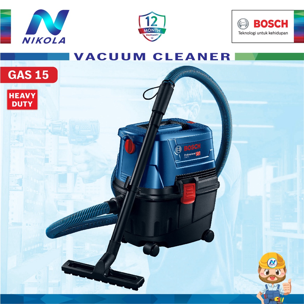 GAS 15 BOSCH Penyedot Debu / Vacuum Cleaners GAS15