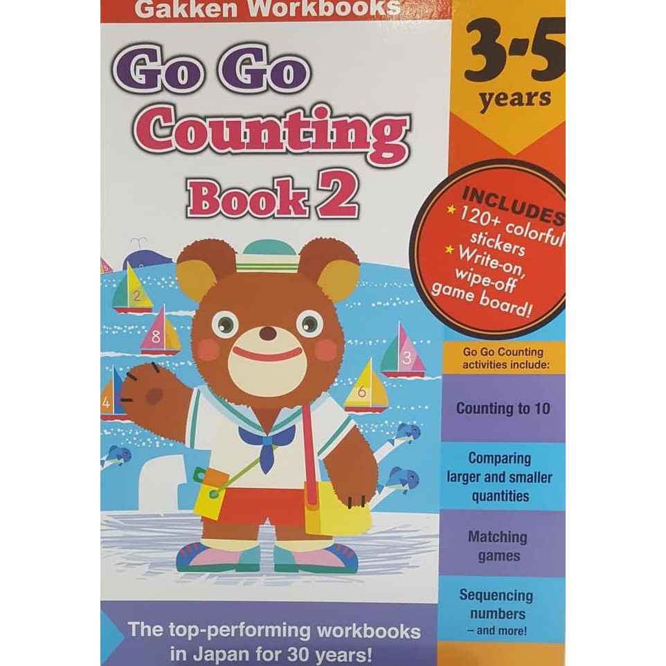 Gakken Workbooks 3-5 Years Counting Work Book Gakken