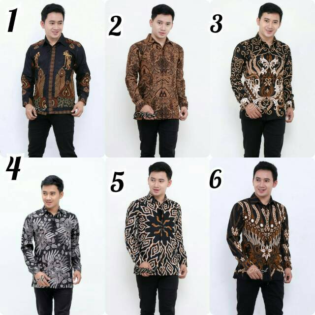 Bswart Batik Hrb026 Kenongo Hem Pendek Padi Pekalongan M L Xl Batik Pria Murah Modern Grosir