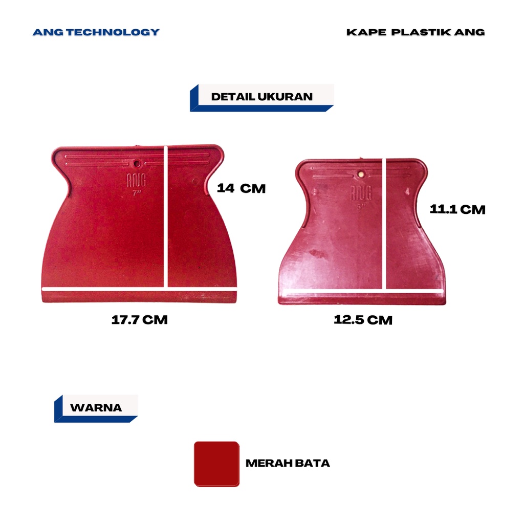 kape pvc plastik/ kape plastik/skrap scrap sekrap Scraper 5&quot; &amp; 7&quot; Inch