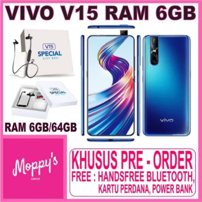 Jual VIVO V15 6GB/64GB GARAN   SI RESMI VIVO INDONESIA 1 TAHUN ORIGINAL