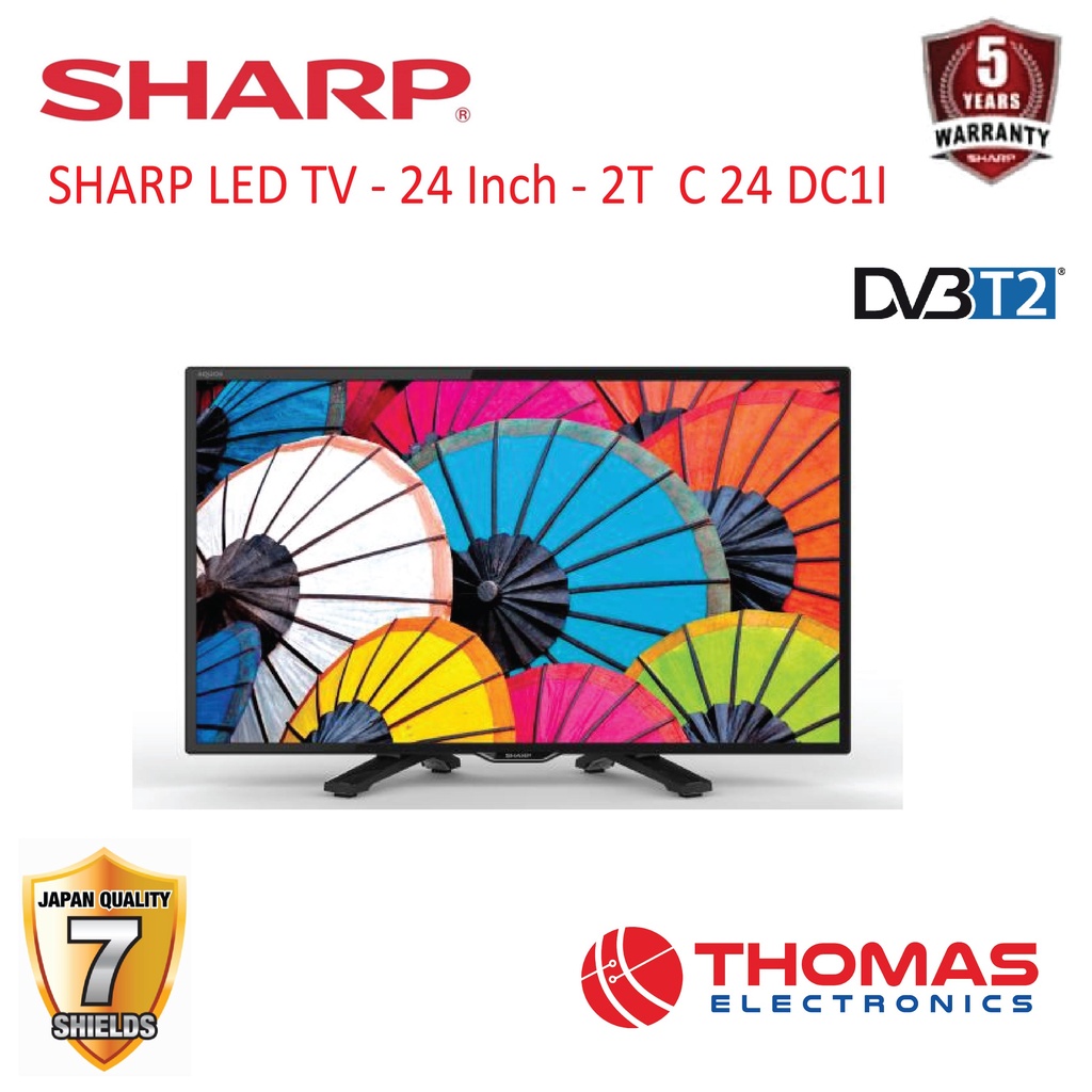 Jual Led Tv Sharp Inch T C Dc I Usb Hdmi Digital Tv Sharp Led Tv