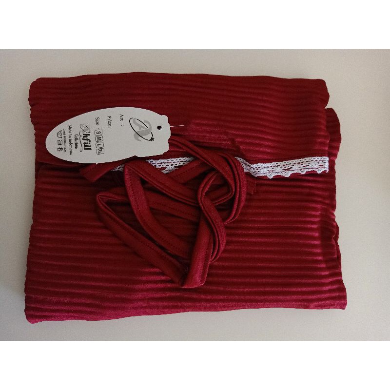 BERGO MARYAM PLISKET HANINDIYA  LIDI HYGET PREMIUM RENDA PREMIUM/BERGO MARYAM-Marun