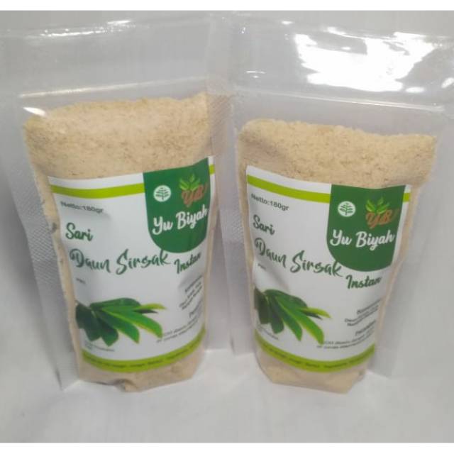 

Sari Daun Sirsak Instan Yu Biyah