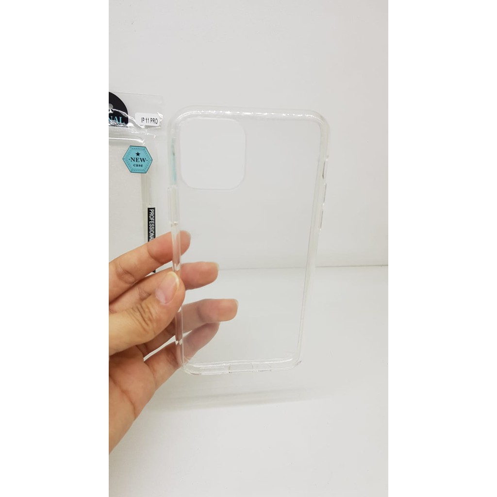 Crystal Case iPhone 11 Pro 5.8 Inch Ultra Clear List Karet Anti Scratch iPhone A2215 Semi Hardcase