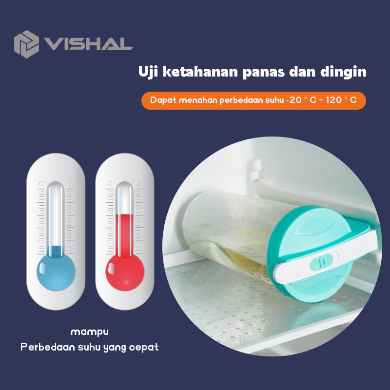 VISHAL Wadah Plastik Dengan 4 Cangkir Cangkir Air Dingin Eskan Air Minum / Teko Plastik VS-29