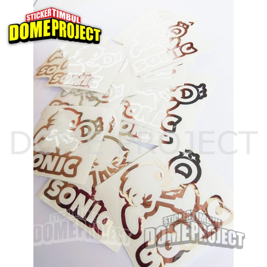 STIKER CUTTING MOTOR SONIC DECAL AKSESORIS SEPEDA MOTOR