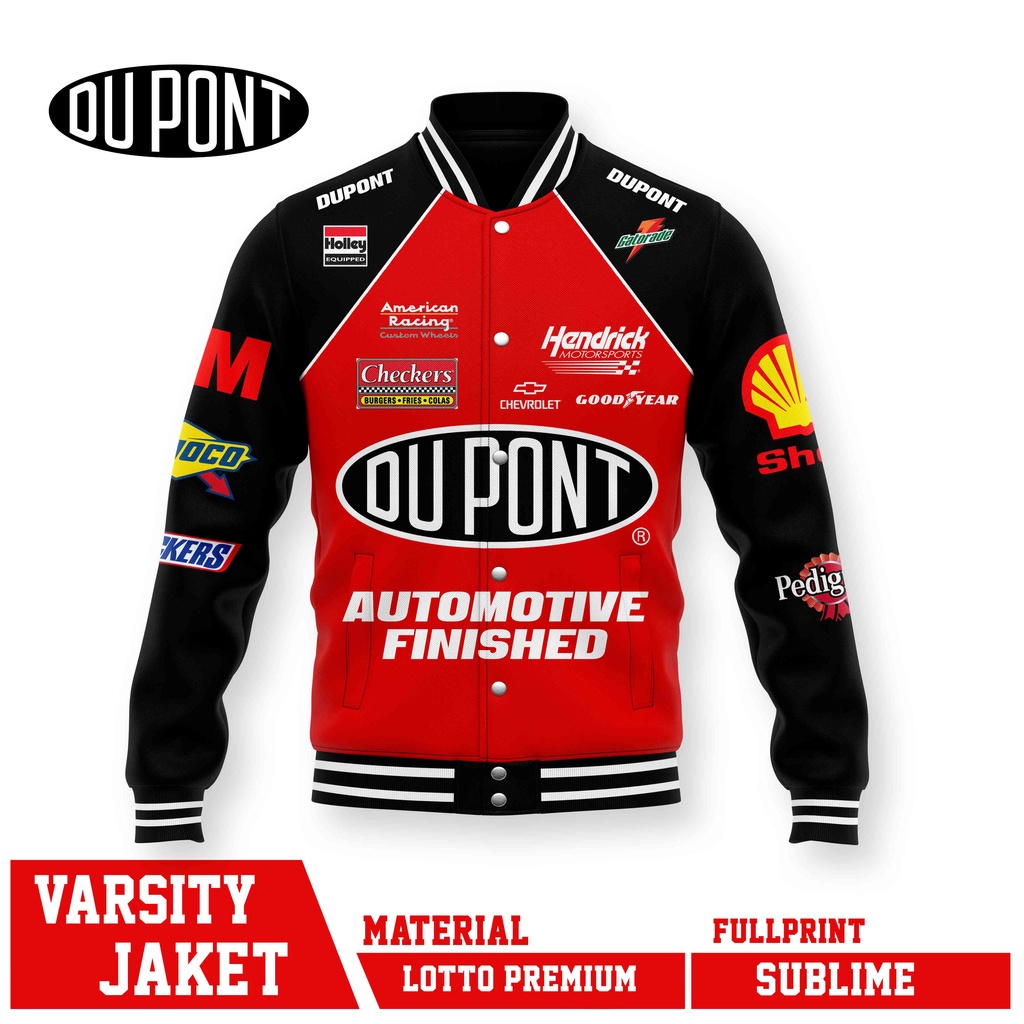 VARSITY JAKET RACING DUPONT VINTAGE JACKET
