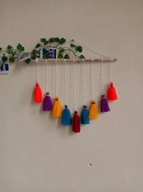 READY STOK) macrame Hiasan dnding tassel / macrame wall hanging (HD 087)