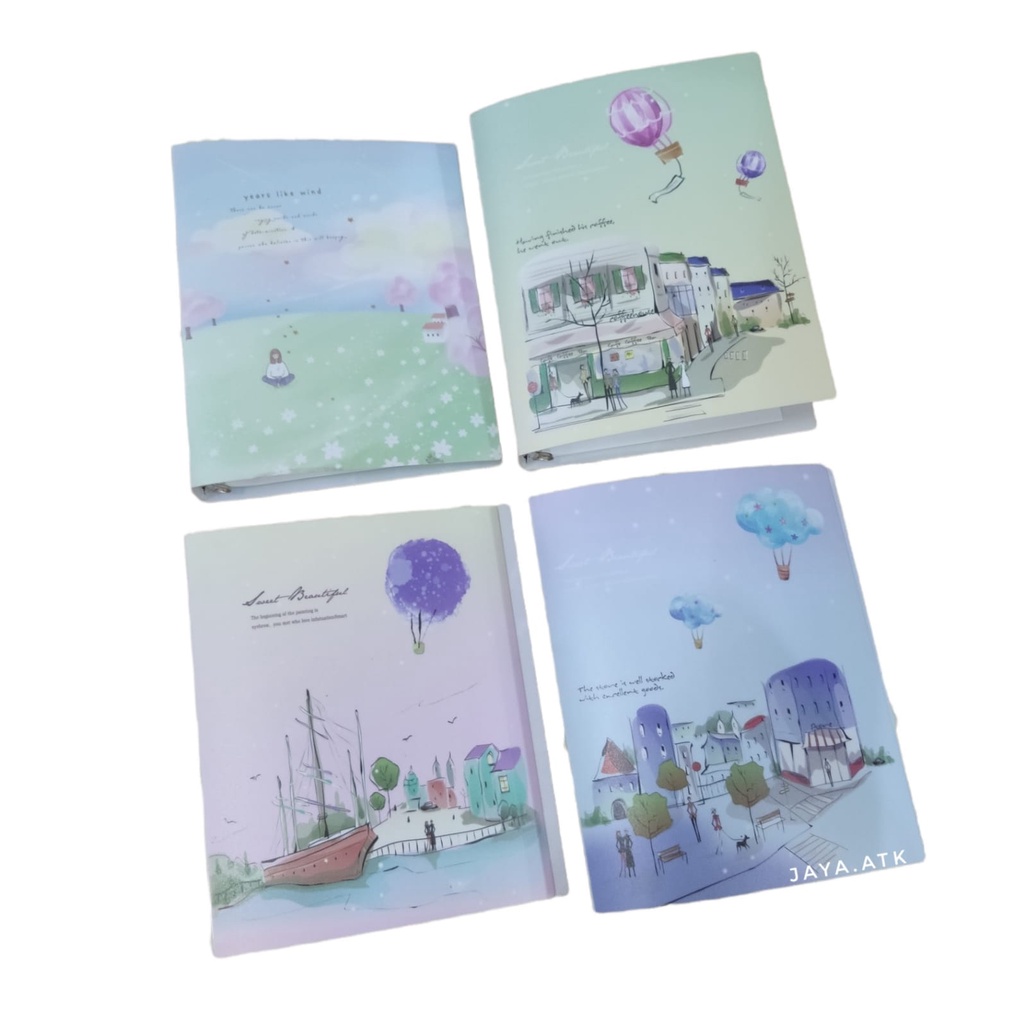 MAP BINDER A5 BINDER NOTE A5 20 RING BINDER 20 RING BUKU BINDER A5 LUCU BINDER LOOSE LEAF A5 20 RING