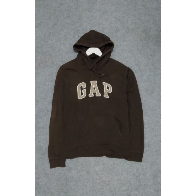 hoodie gap coklat