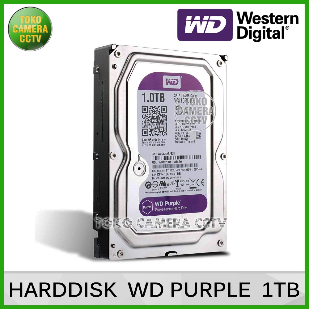 HDD WD PURPLE 1TB / Harddisk WD PURPLE 1 Terra