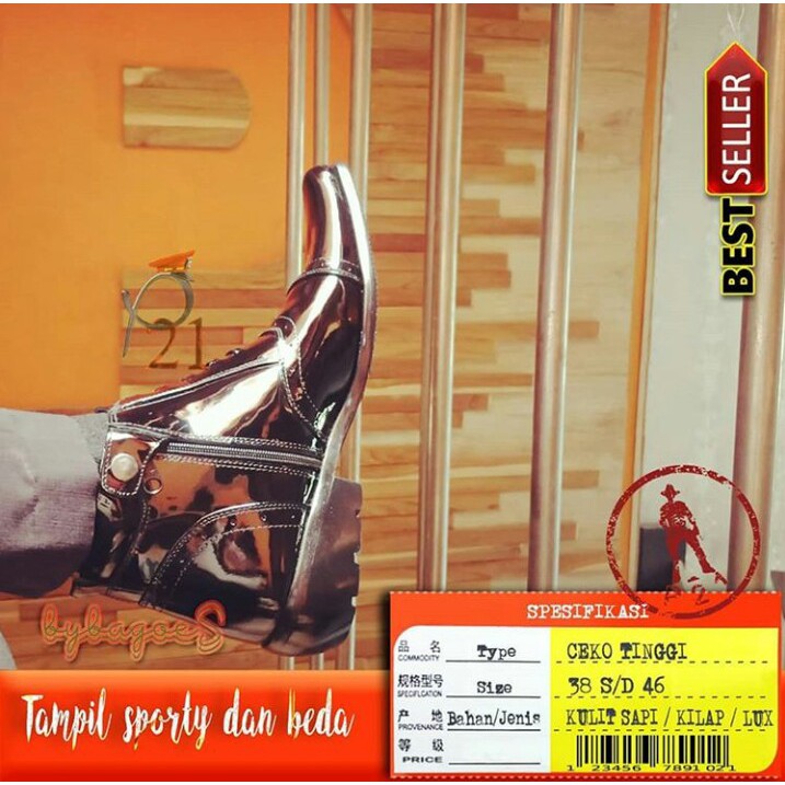 PDH CEKO TINGGI / SEPATU PRIA / P21 / SEPATU DINAS