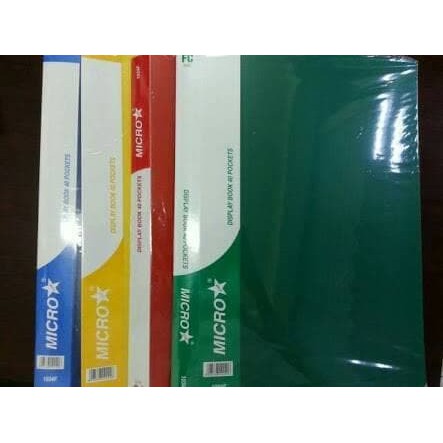 

Clear Holder 60 Lembar Folio F4 Map Document Display Book 60 Pockets