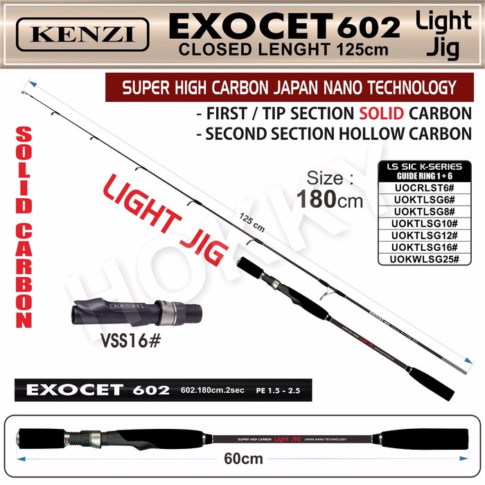 JORAN KENZI EXOCET LIGHT JIG 602 PE 1.5-2.5