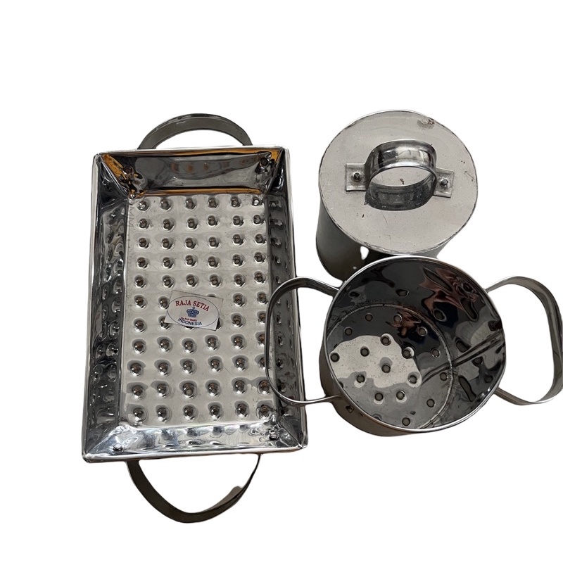 cetakan cendol ss/ cetakan cendol besi stainless steel/ sorong segi/anti karat/cetakan es cendol/es 