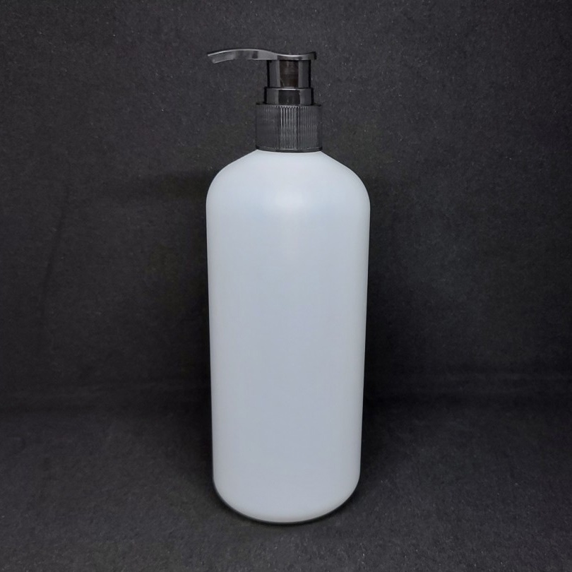 BABEE - BOTOL HDPE 500ML TUTUP PUMP NECK 24 / BOTOL PUMP NECK 24 / BOTOL SABUN / BOTOL HAND SANITIZER