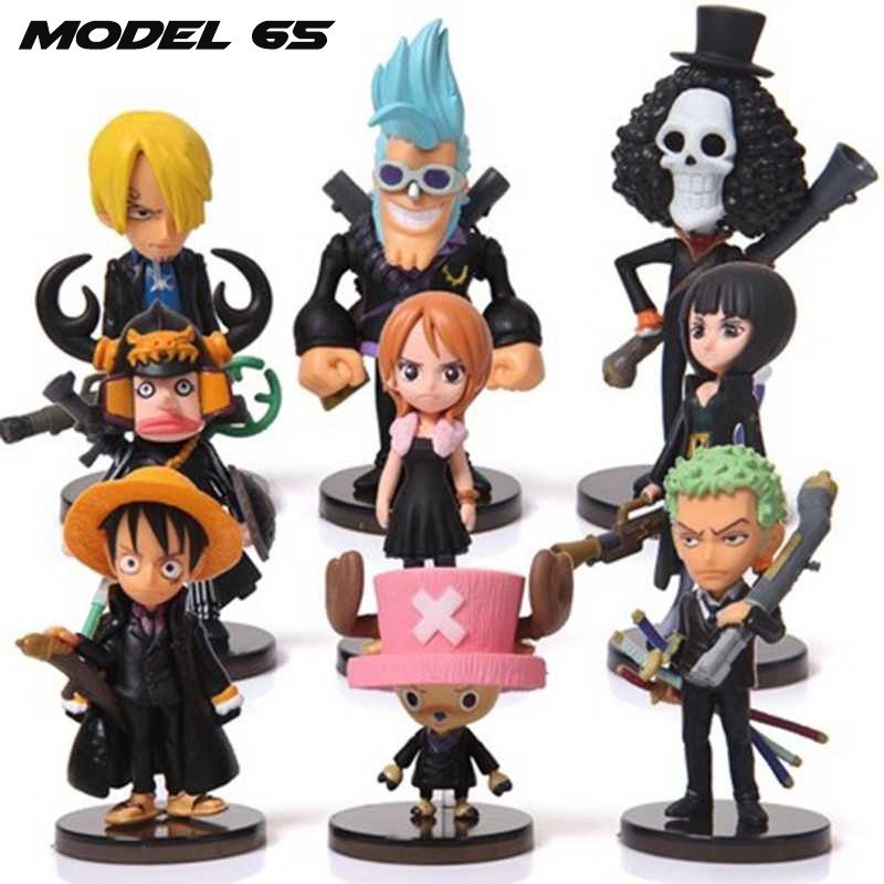 Mainan Anak Dewasa Action Figure One Piece 9 Pcs Nakama X