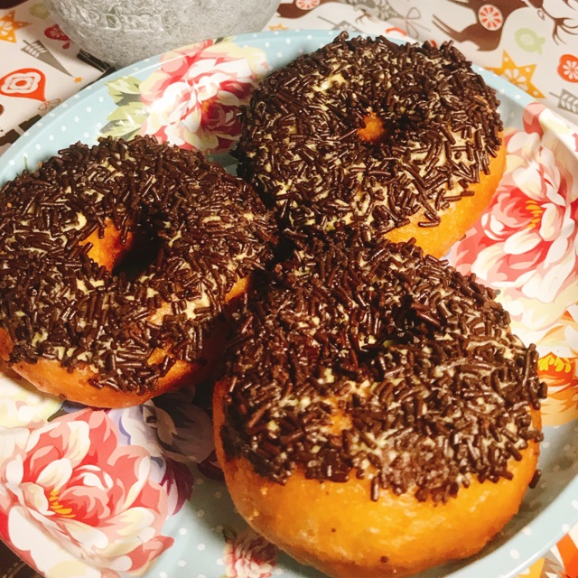 

donut coklat manis special jajanan pasar kue basah tradisional