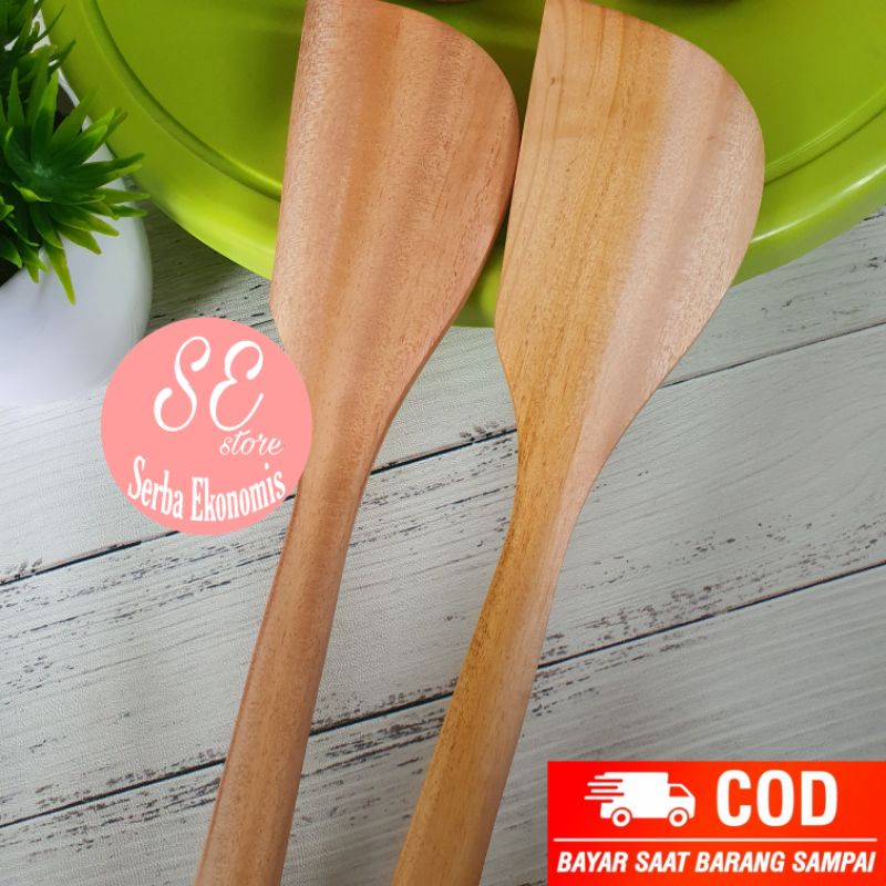 Silvertech Set Mahoni 5 in 1 Set Spatula Kayu Set Masak Kayu Mahoni By Serba Ekonomis