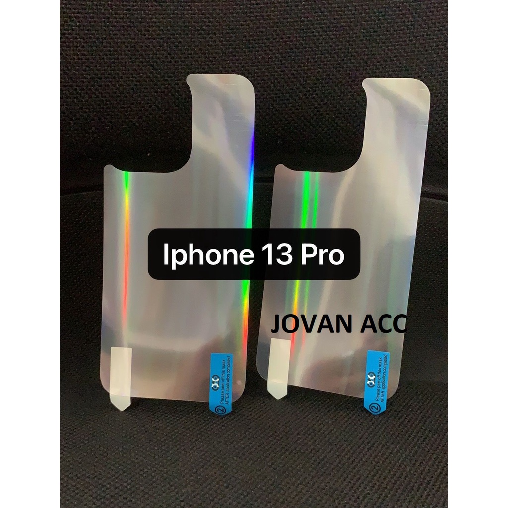 IPHONE 13 MINI 13 13 PRO 13 PROMAX ANTI GORES BELAKANG SKIN AURORA PLASTIC GARSKIN MOTIF PELANGI TRANSPARAN ANTI JAMUR PELINDUNG BELAKANG ANTI JAMURAN 13 PRO MAX