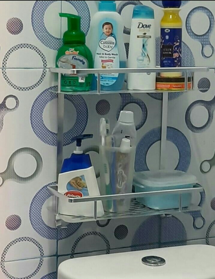 Rak Dinding Toilet Kamar Mandi