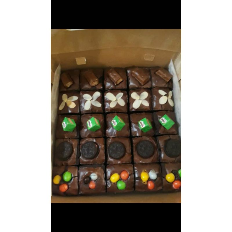 

Fudgy brownies/brownies sekat