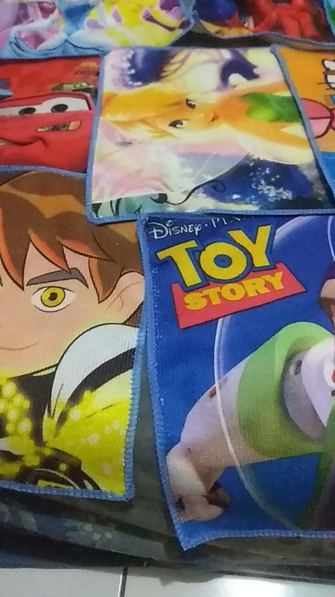 Sapu Tangan Karakter 25cmx26cm Sapu Tangan Handuk Baby Halus Lembut