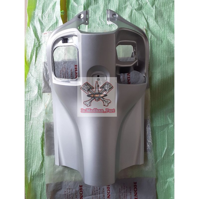 Cover Inner Lower Dashboard Dek Kunci Kontak Scoopy Fi Esp 2021 K2F Silver Doff DOF Dop Original