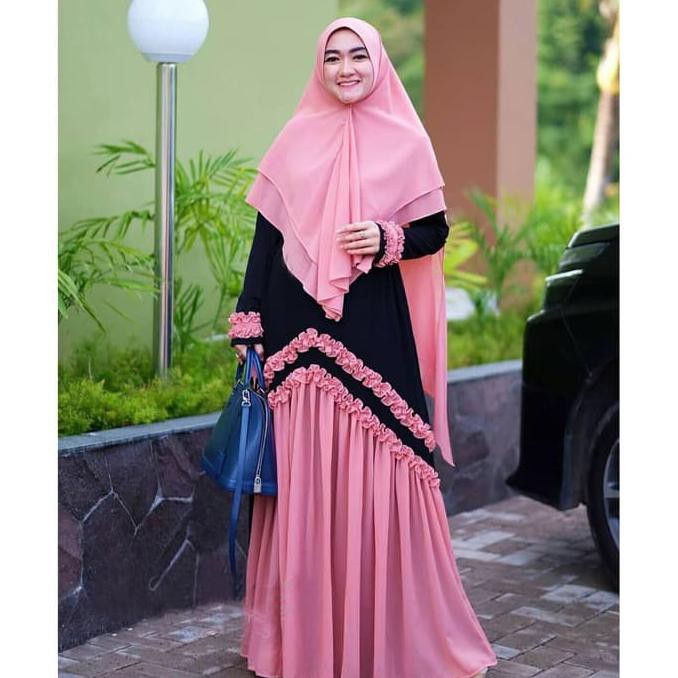 Baju Muslim Wanita Gamis Syari Pesta Maxi Dres Syahidah Ori Gl TERBARU