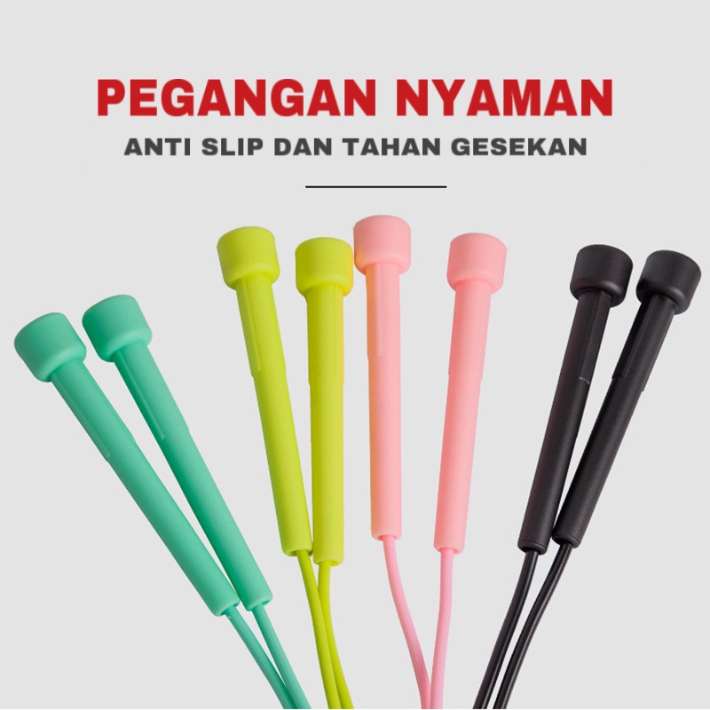 Mainland Tali Skipping Lompat Tali PVC Jump Rope Dewasa Anak Olahraga OST103