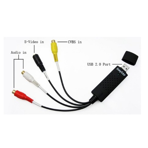 Trend-Easycap USB Video Capture Adapter 1 Channel utv007 Support Android / AV CAPTURE / USB TO DVR