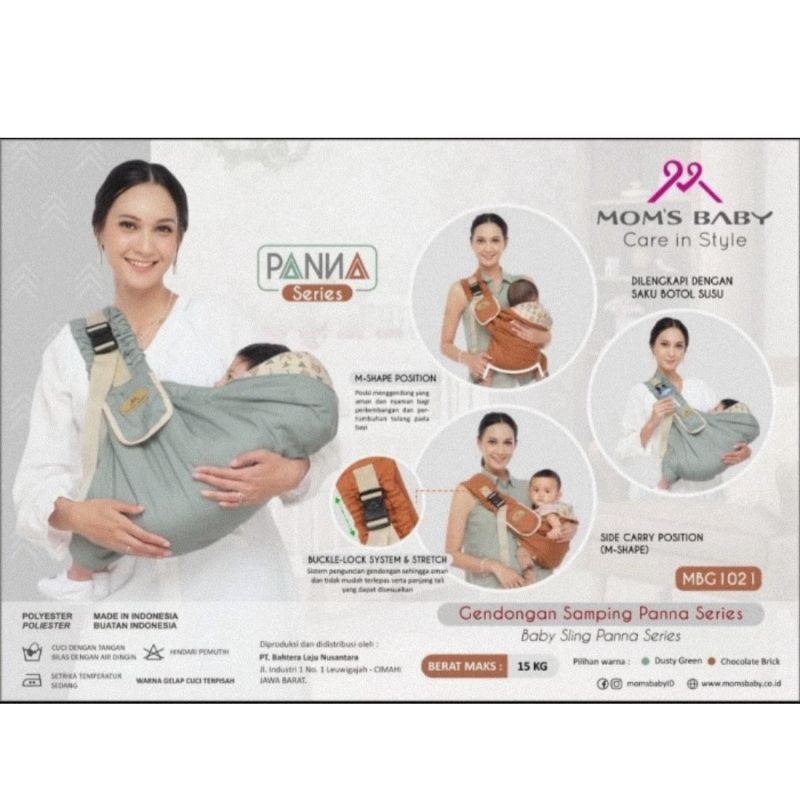 Mom's Baby Gendongan Bayi Samping Panna Series MBG1021