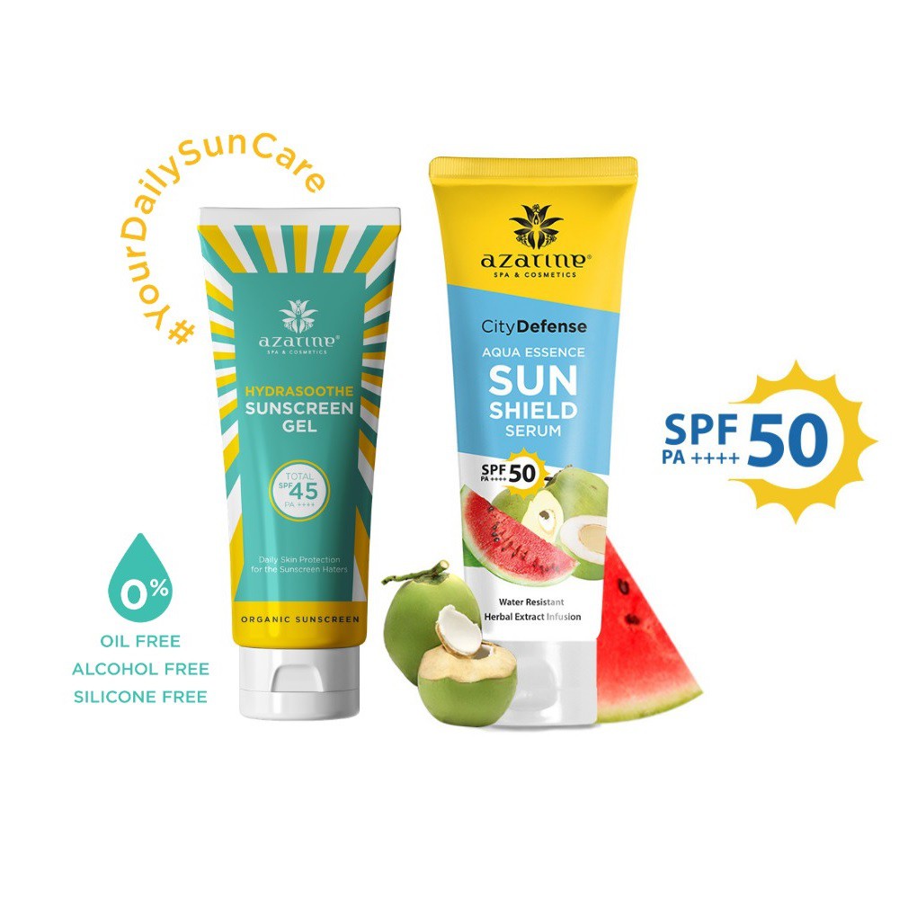 Azarine Sunscreen SPF 45/50 PA++++ | Shopee Indonesia