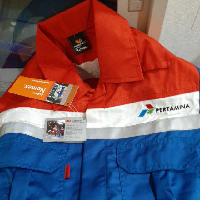 Wearpack Pertamina Nomex Anti Api Original Coveroll Nomax