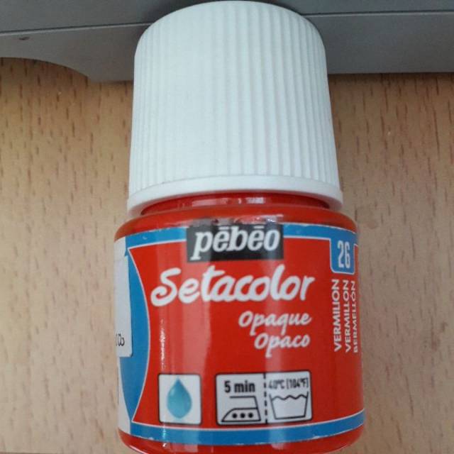 Pebeo textile 45ml vermilion