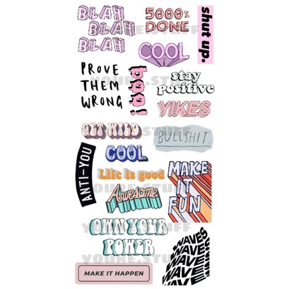 

Mini Stiker Tumblr Aestetic | Stiker Tumblr | Stiker HP | Stiker Custom