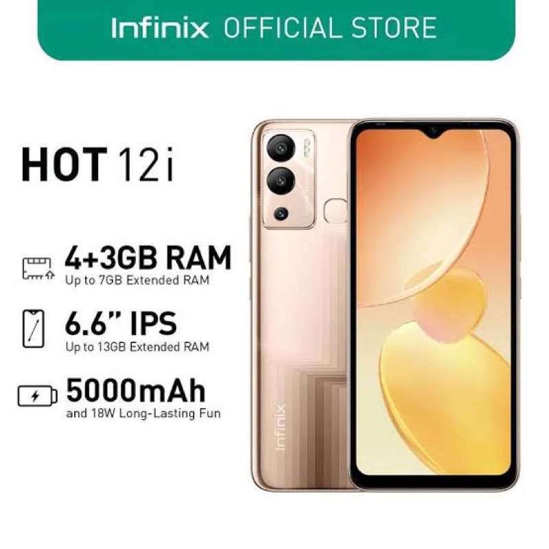 PROMO Infinix Hot 12i RAM 7/64GB