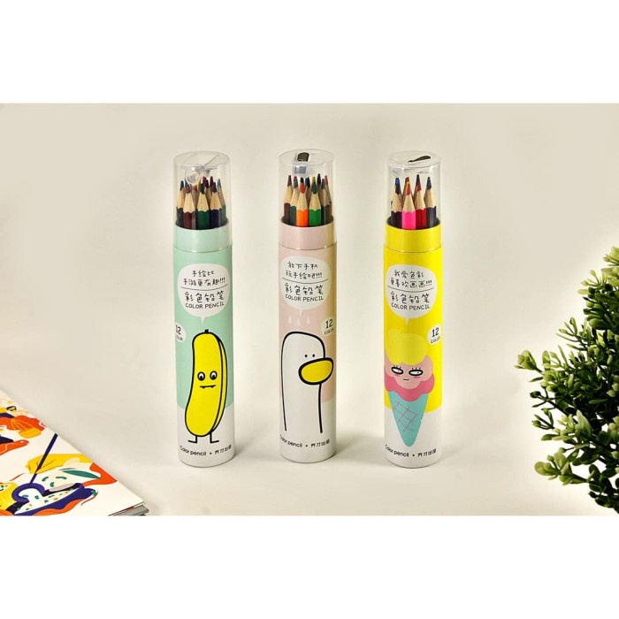

Cuci Gudang Pensil Warna 12 Warna / Pensil Warna Set / Pencil Color With Box Murah