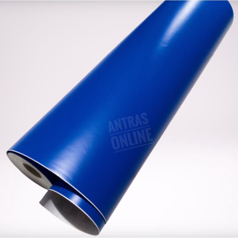 Stiker Skotlet Biru Tua Doff Matt - Sticker Scotlite Motor Aquarium