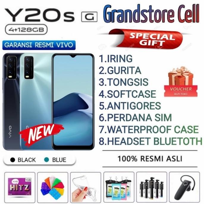 VIVO Y20S G Y20SG RAM 4/128 GB GARANSI RESMI VIVO INDONESIA