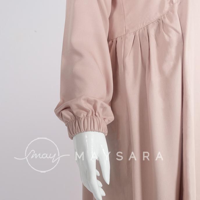 Gamis Dress Baju Menyusui Bukaan Samping Katun Rayon Twill Muslim