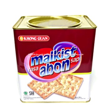 

Khong Guan 800gr Malkist Abon Sapi Khongguan Kemasan Kaleng Kongguan Kong Guan Biskuit Malkis Rasa Abon